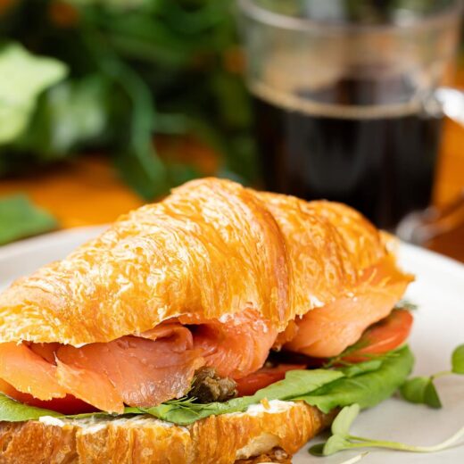 Algumas opções delicosas de croissants recheados e toasts pra vocês ! #croissant #bruch #cafedat