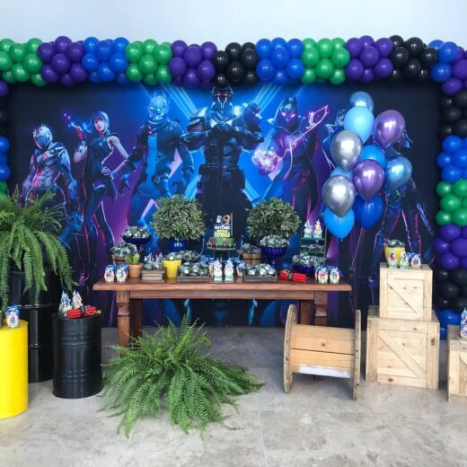 Fortnite para os 9 anos do Antônio!!!!! ⠀⠀ ⠀⠀⠀⠀#carolcancadodecor #fortnite #decoracoes #festas